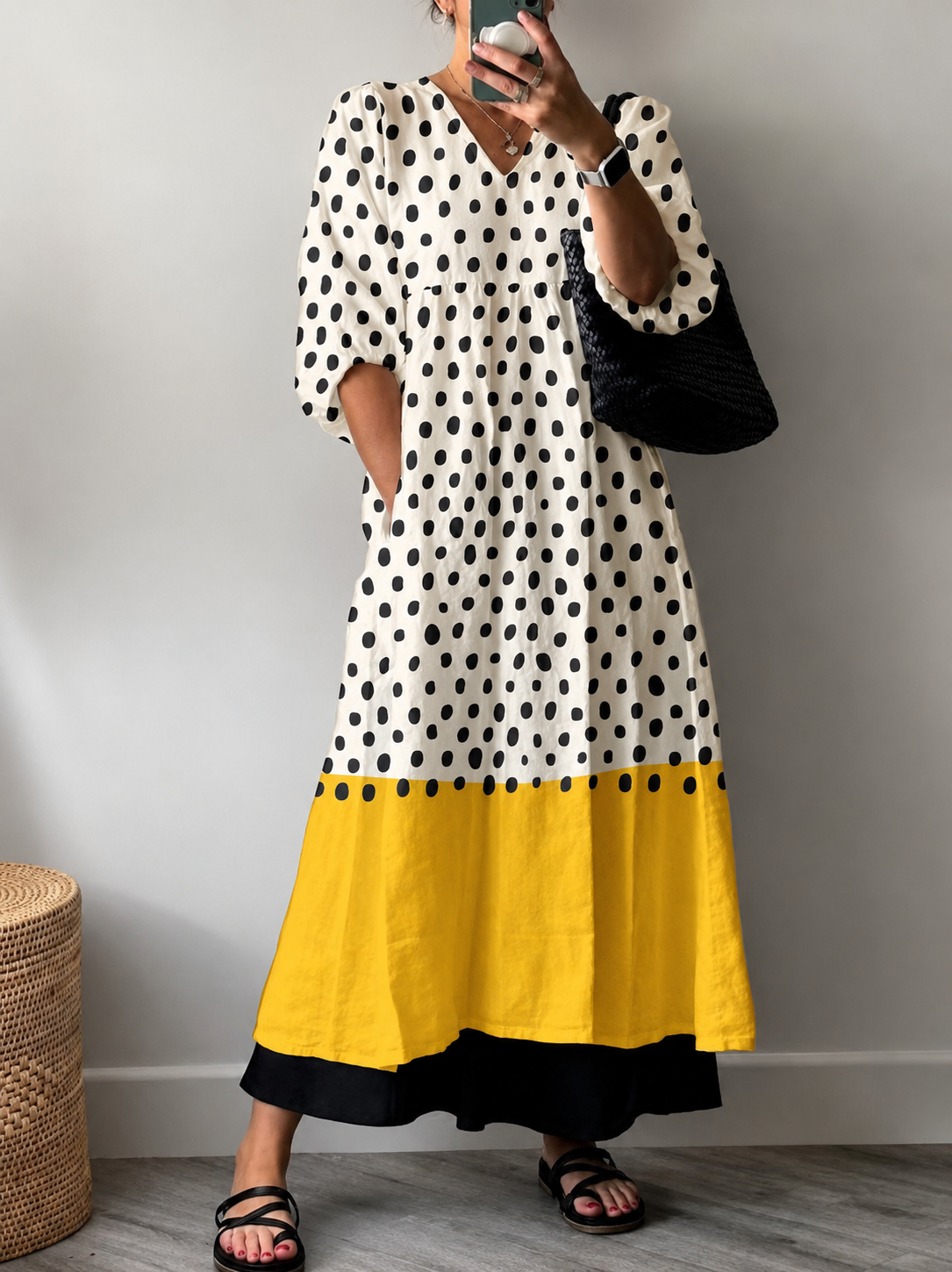 Amarillo con Lunares / 3XL