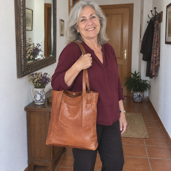 Un tamaño práctico para llevar lo esencial de forma organizada.
